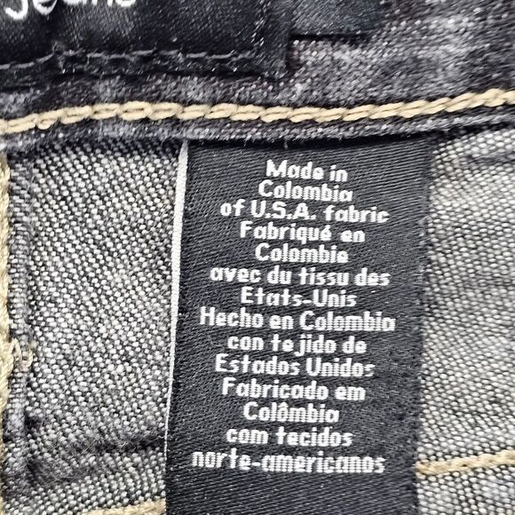 Calvin Klein Skinny Stretch Jeans Pockets Black Washed Denim Womens Sz 6 (31x30) - Picture 6 of 14